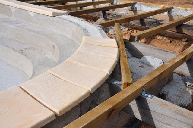 Pool Coping Installation Pool Coping Installation